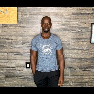 Selling redemption fitness short sleeve, and long sleeves shirts. Slim fits